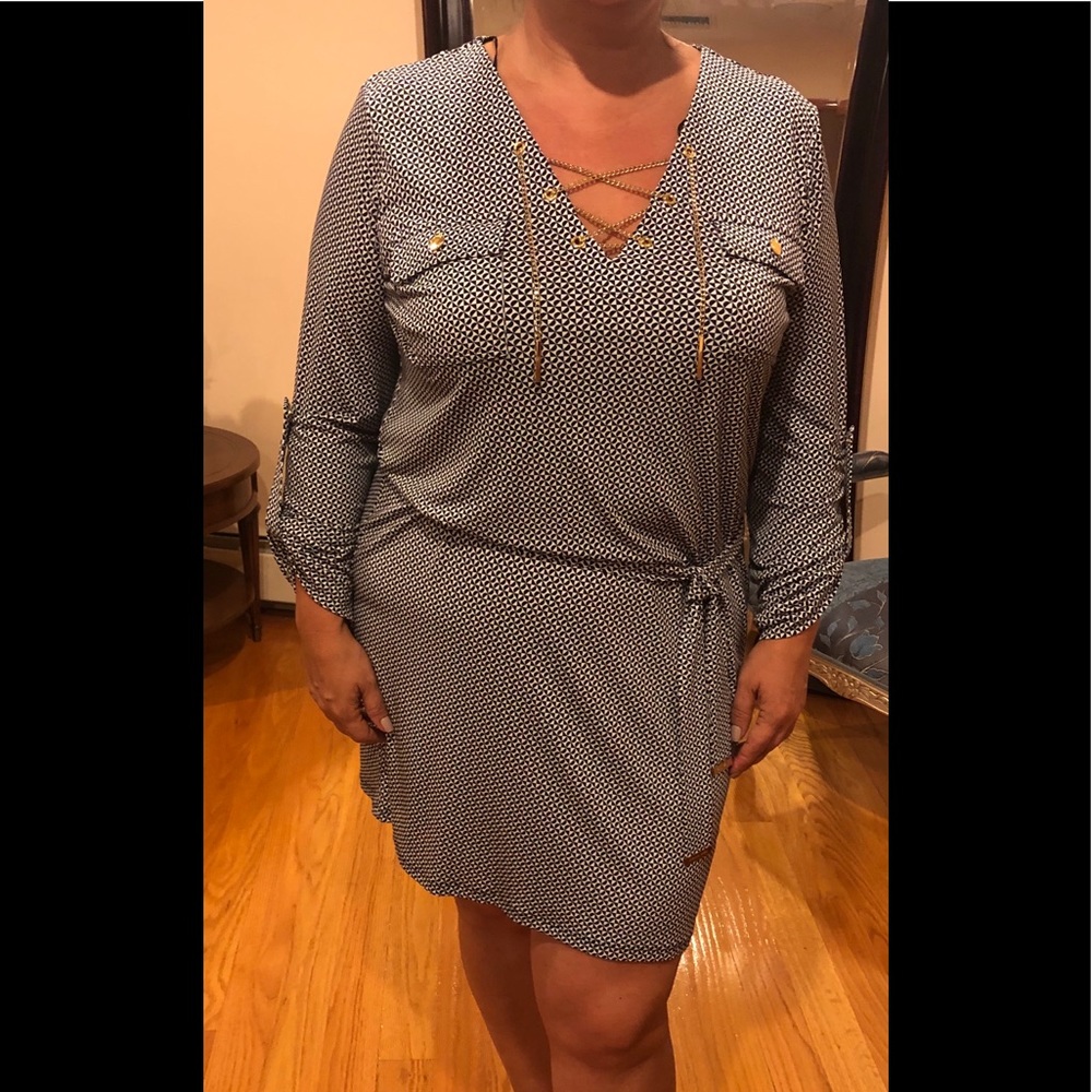MICHAEL Kors sz xl short shirt dress new